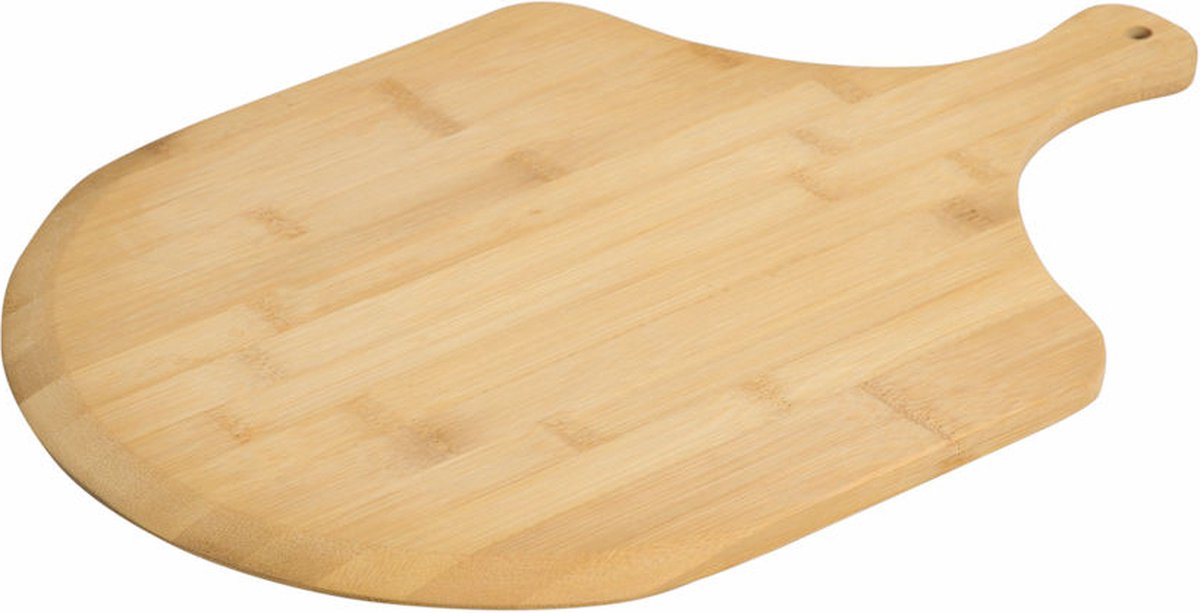 Pelle à pizza en bambou Kesper fsc® pour pizzas ø30 cm - planche à pizza avec poignée - assiettes à pizza - four - BBQ - planche de service - dimensions. 45 x 30 x 1,2 cm.