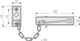 Abus - chaîne de porte sk69 n c - 32251-5