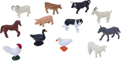 Mojo Farmland Mini Farm Animals Play Set, 12dlg. 380053