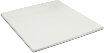 Cendrillon - drap-housse surmatelas - hauteur de matelas jusqu'à 15 cm - jersey double - 160x200 210 cm - ivoire