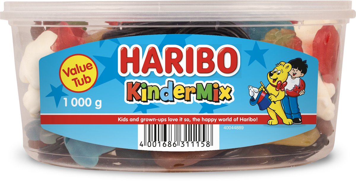 Mélange pour enfants Haribo - mélange pour bonbons - silo 1kg