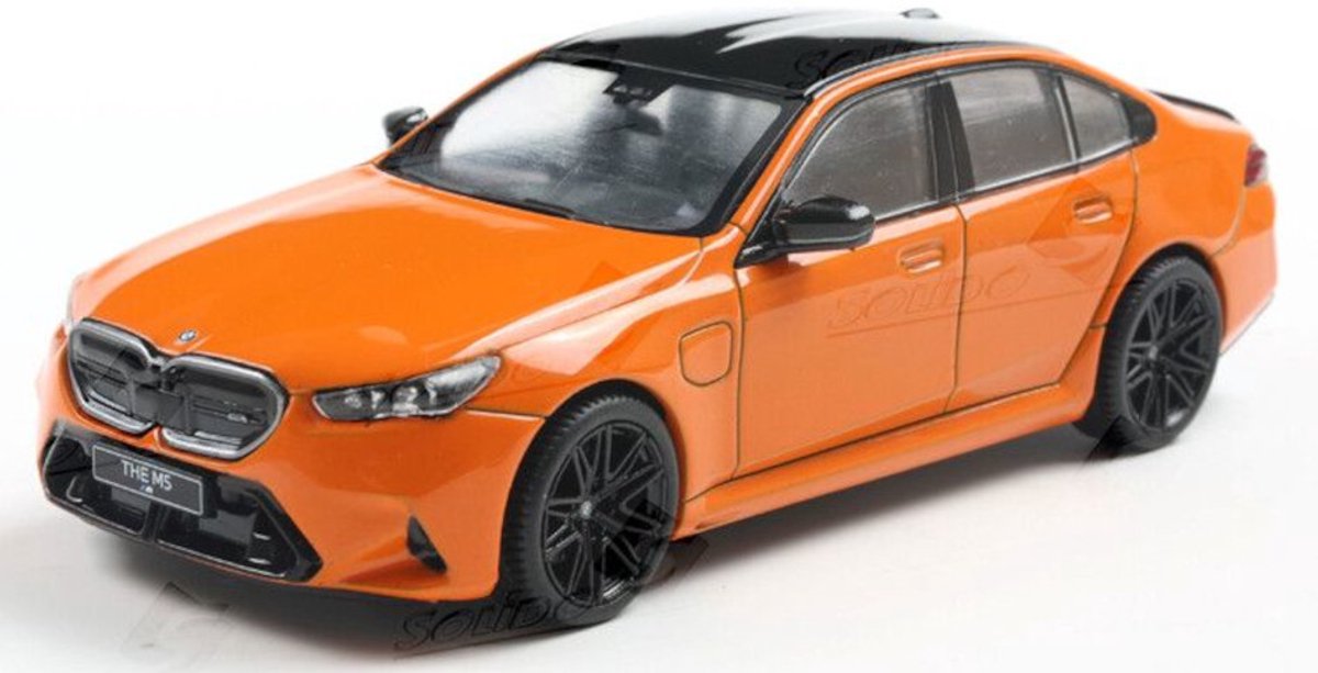 Solido BMW M5 Berline (G90) 2024 orange modèle de voiture 1 43