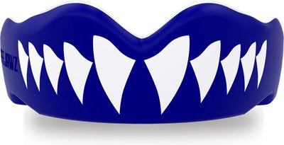 Safejawz protège-dents extro-série requin bleu blanc senior