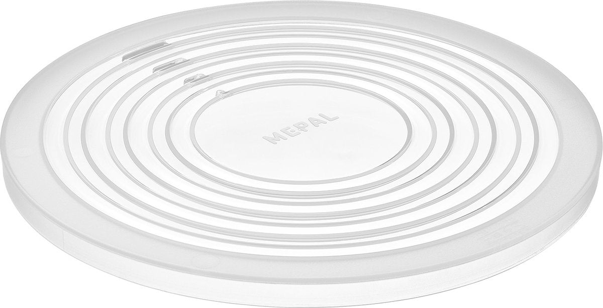 Mepal - couvercle circulaire pour micro-ondes - transparent - passe au lave-vaisselle