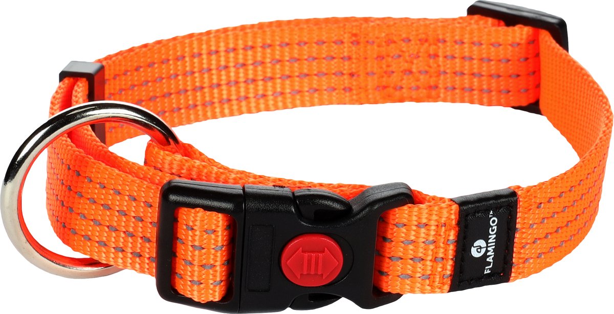 Collier pour chien Flamingo asp - 40-55cm20mm - orange