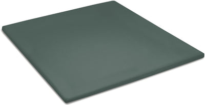Cendrillon - dimanches - drap-housse surmatelas - jusqu'à 15 cm de hauteur de matelas - satin - 80x210 cm - vert