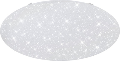 Verbe Briloner - Plafonnier LED - incl. télécommande - contrôle de la température de couleur CCT - variable via télécommande - fonction veilleuse - IP20 - 25 000 heures de fonctionnement - ø76 x 12,5 cm