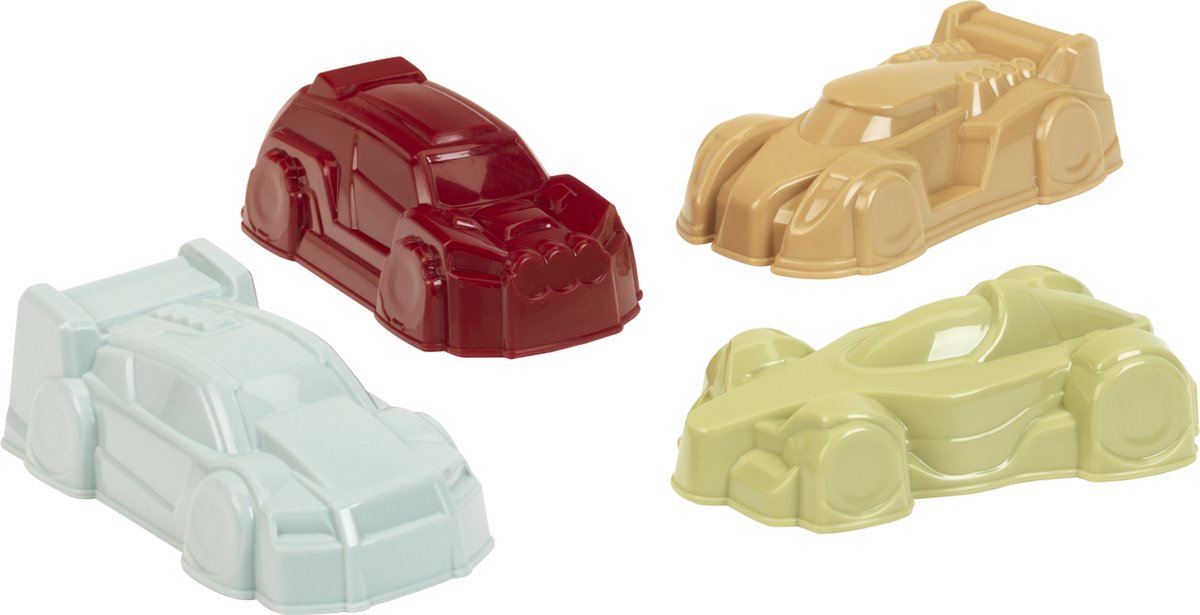 Jouets Klein - Ensemble de voitures de moules à sable - Plastique recyclé - Jouets durables.