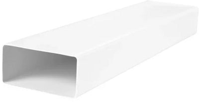 Conduit de ventilation Starx rectangulaire 110x54mm - 1 mètre