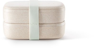 Boîte à pain Lékué lunch box - à emporter - bio - 1 l - beige