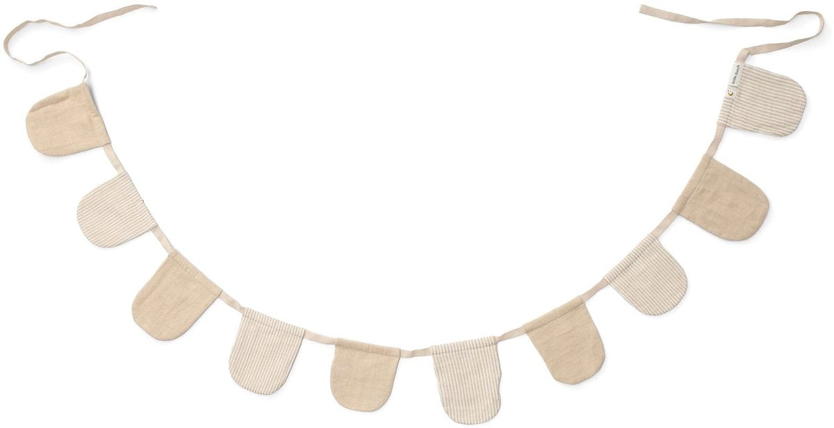 Petite guirlande hollandaise avec drapeaux - beige - essentiels