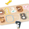 Classic World World Wooden Figure Puzzle, 10e.