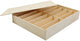 Boîte en bois Creativ company avec couvercle, dimensions 29x37x6,5 cm, 1 pièce