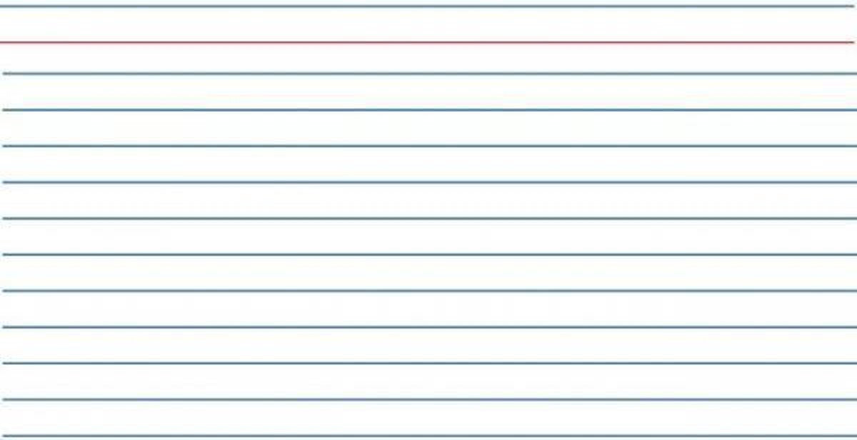 Carte système Kangaro - 150 x 200 mm - ligne - 100 pièces - k-6106
