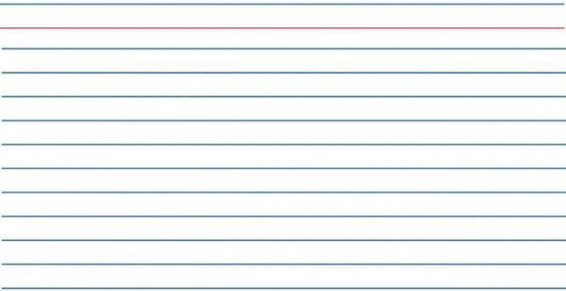 Carte système Kangaro - 150 x 200 mm - ligne - 100 pièces - k-6106