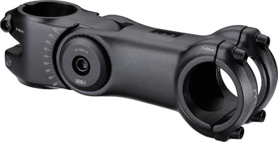 Bbb potence de cyclisme réglable - potence réglable vélo de course, vélo électrique vtt - guidon 31,8 mm - angle -40° +40° - highsix - noir - 90 mm - bhs-29