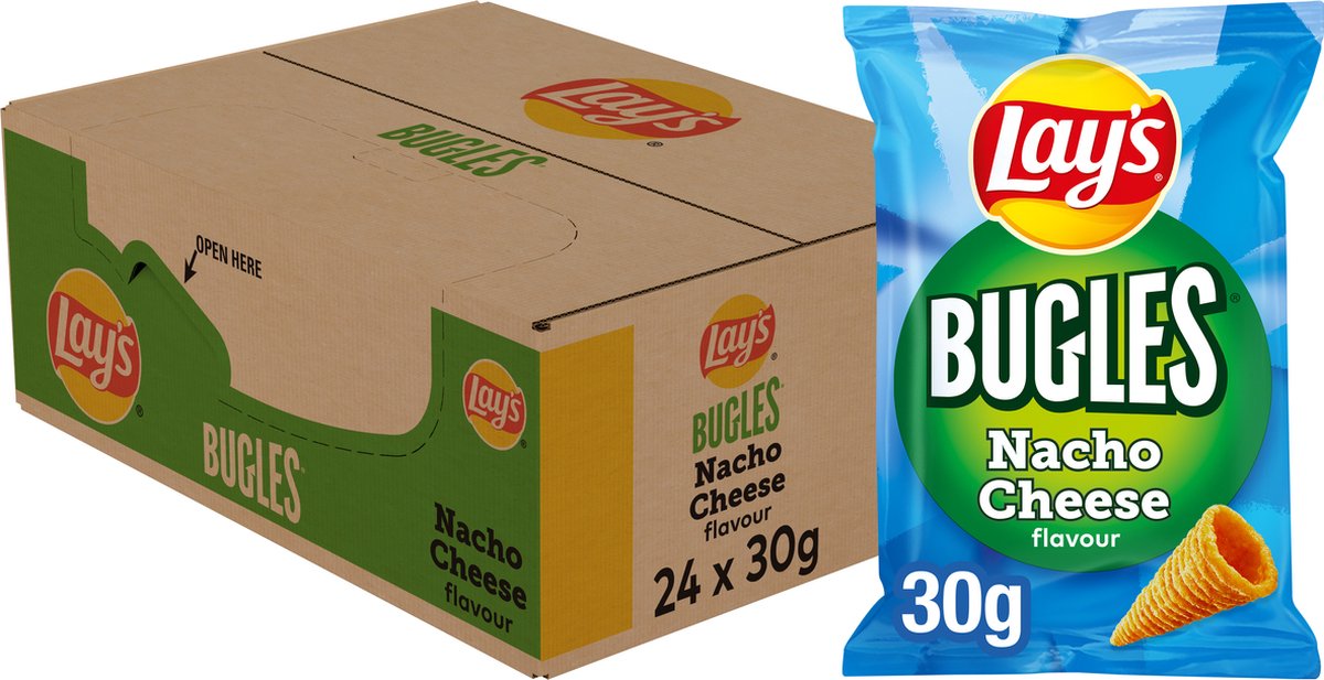 Fromage nacho Lay's clairons (24x 30gr)