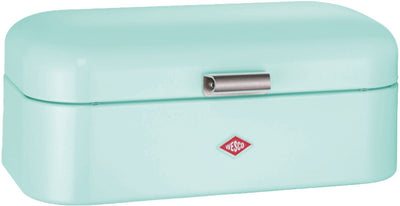 Boîte à pain Wesco Grandy | 10 litres - taille l | métal - menthe | rangement cuisine