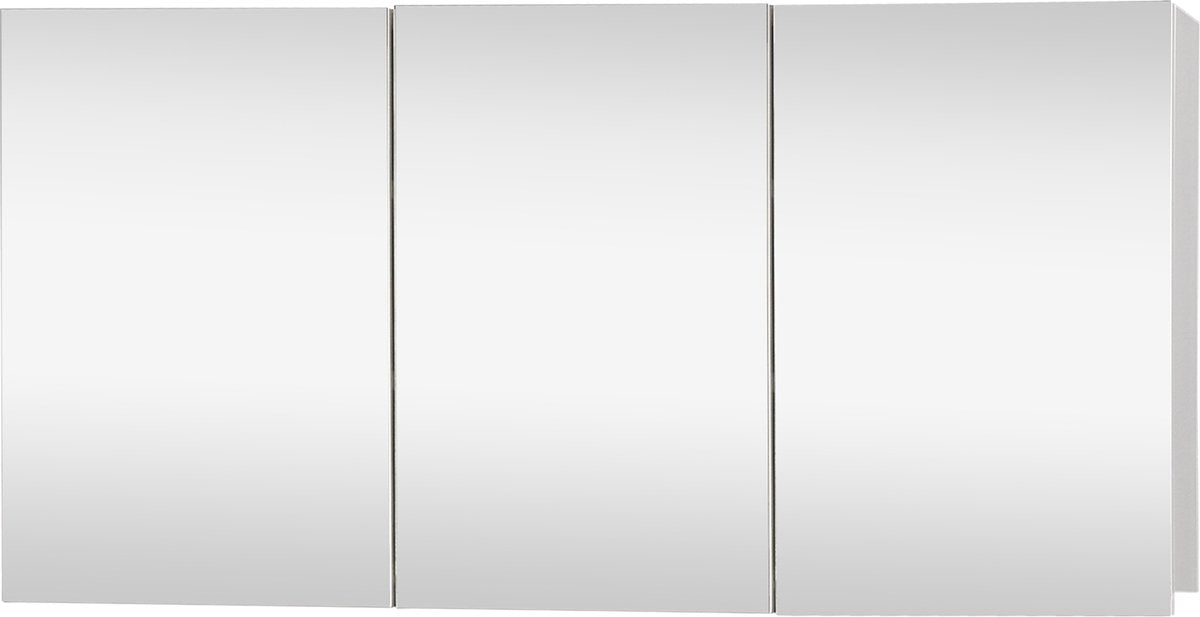 Differnz armoire à miroir brida 50x100x15cm 3 portes blanc