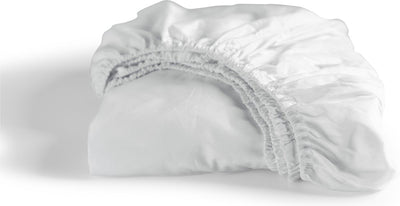 Cendrillon - week-end - drap-housse - 100% coton - 140x200 cm - jusqu'à 25 cm de hauteur de matelas - blanc