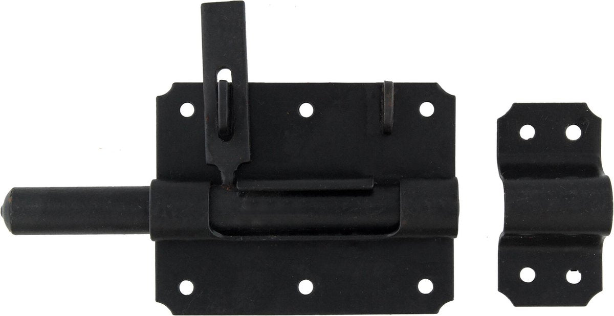 Starx - loquet à cadenas - loquet coulissant avec yeux de cadenas - goupille 16mm - noir