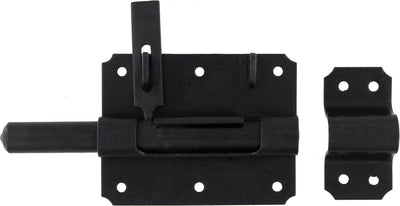Starx - loquet à cadenas - loquet coulissant avec yeux de cadenas - goupille 16mm - noir