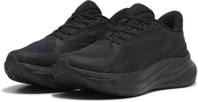 Puma maxstride lite ls chaussures de sport unisexe - noir- blanc