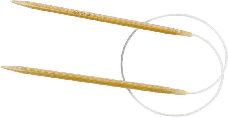 Aiguilles à tricoter rondes Creativ company, l: 60 cm, taille 5,5 mm, 1 pièce