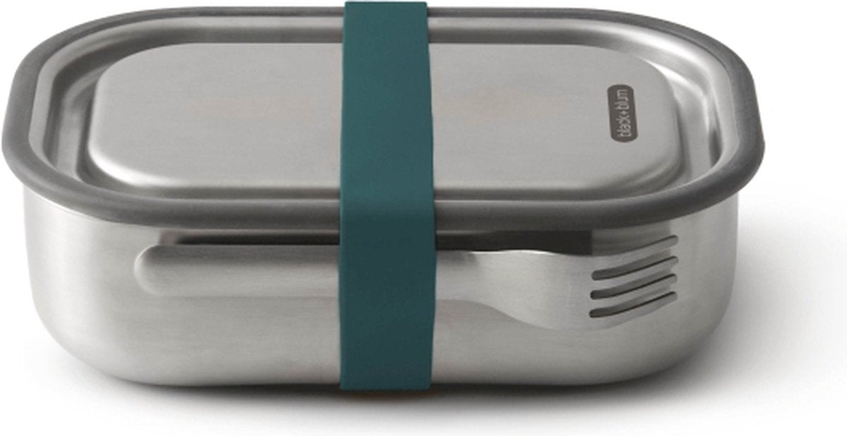 Boîte à lunch en acier inoxydable Black blum black+blum - 1 l - bleu