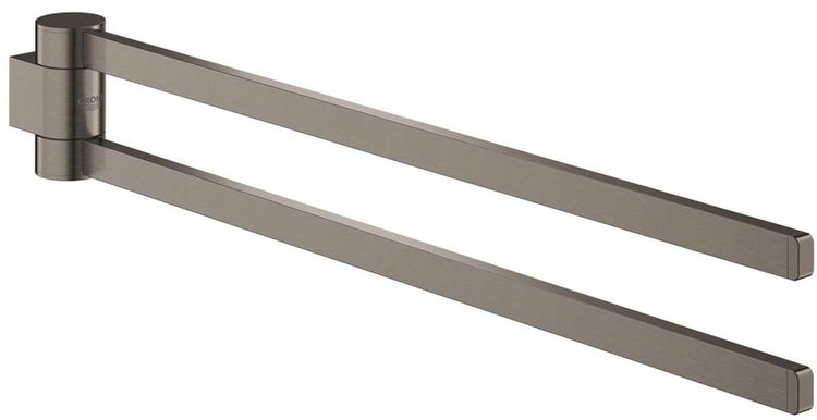 Grohe Selection porte-serviettes double - rotatif - graphite dur brossé - 41063al0