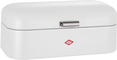 Boîte à pain Wesco Grandy | 10 litres - taille l | métal - blanc | rangement cuisine