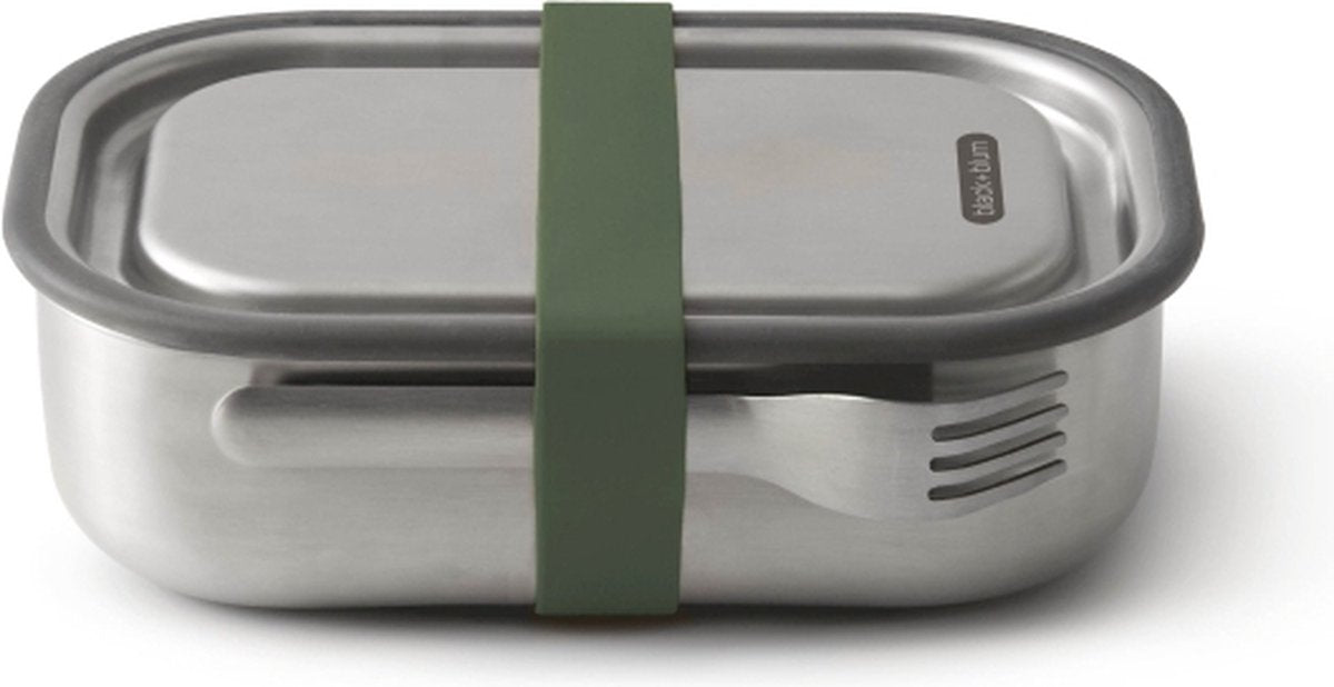 Boîte à lunch en acier inoxydable Black blum black+blum - 1 l - vert