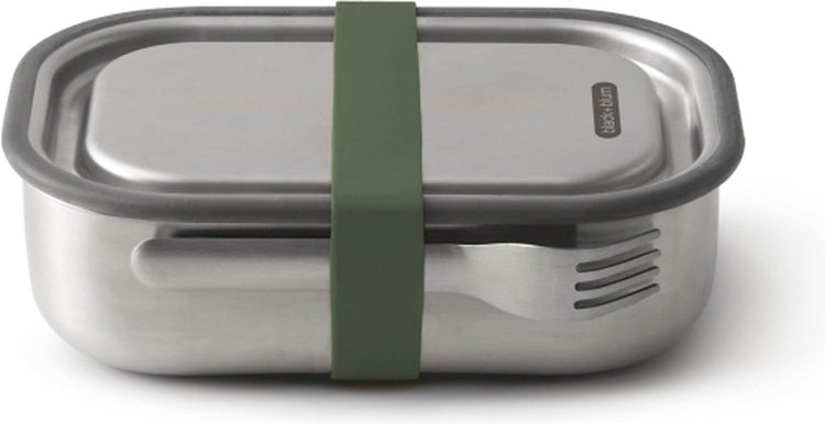 Boîte à lunch en acier inoxydable Black blum black+blum - 1 l - vert