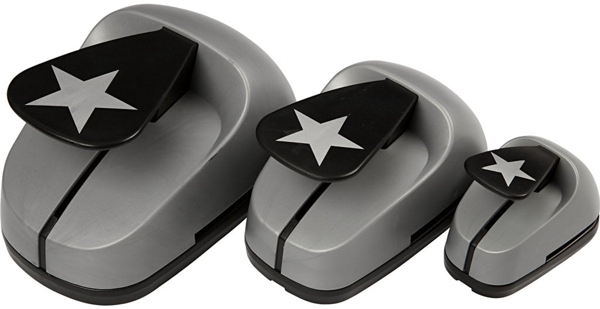 Creativ Company Set d'emporte-pièces Étoile, 3pcs.