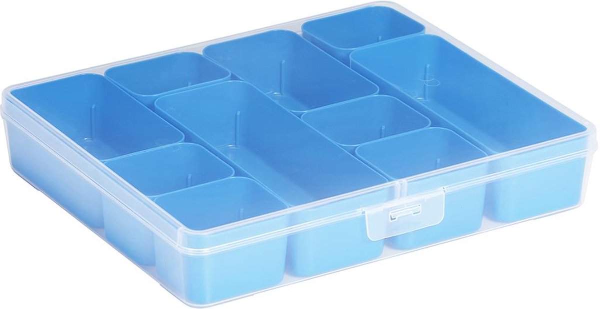 Boîte de stockage Q-Line avec 10 plateaux 3,6L