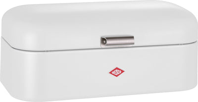 Boîte à pain Wesco Grandy | 10 litres - taille l | métal - blanc mat | rangement cuisine