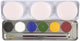 Maquillage Eulenspiegel, différentes couleurs, 6 couleurs 1 ensemble