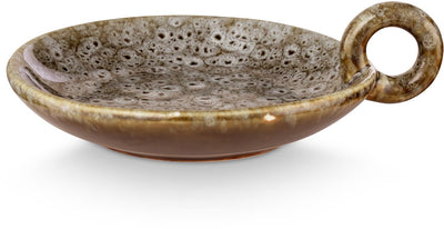 Bougeoir Vtwonen céramique vert 14,5x12x4,5cm