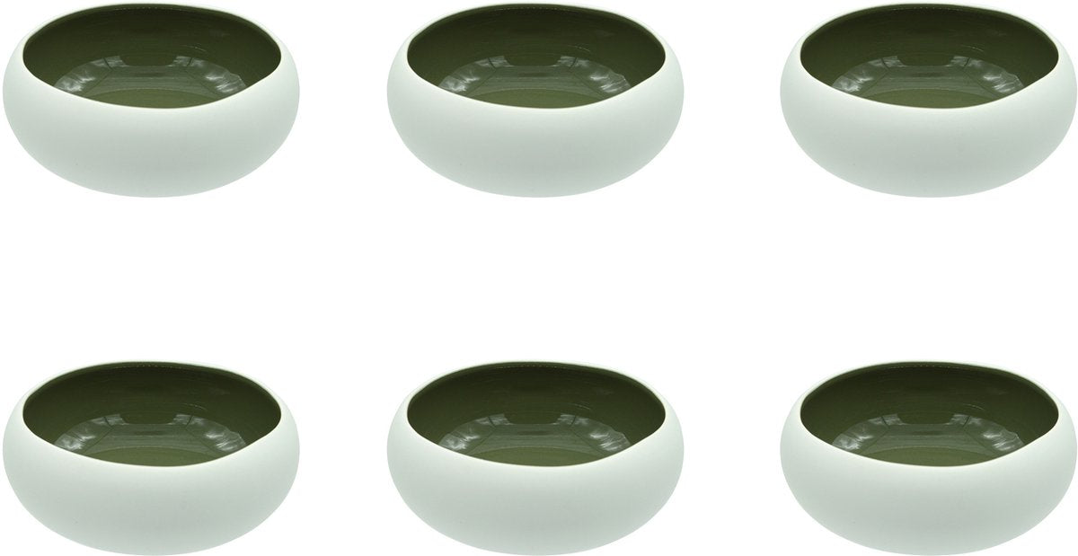 Médard de noblat - olive d'oslo - petit bol 12 cm - 6 pièces - grès