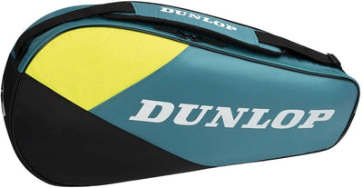 Dunlop - sx club - 3rkt - sac de tennis - acier noir jaune