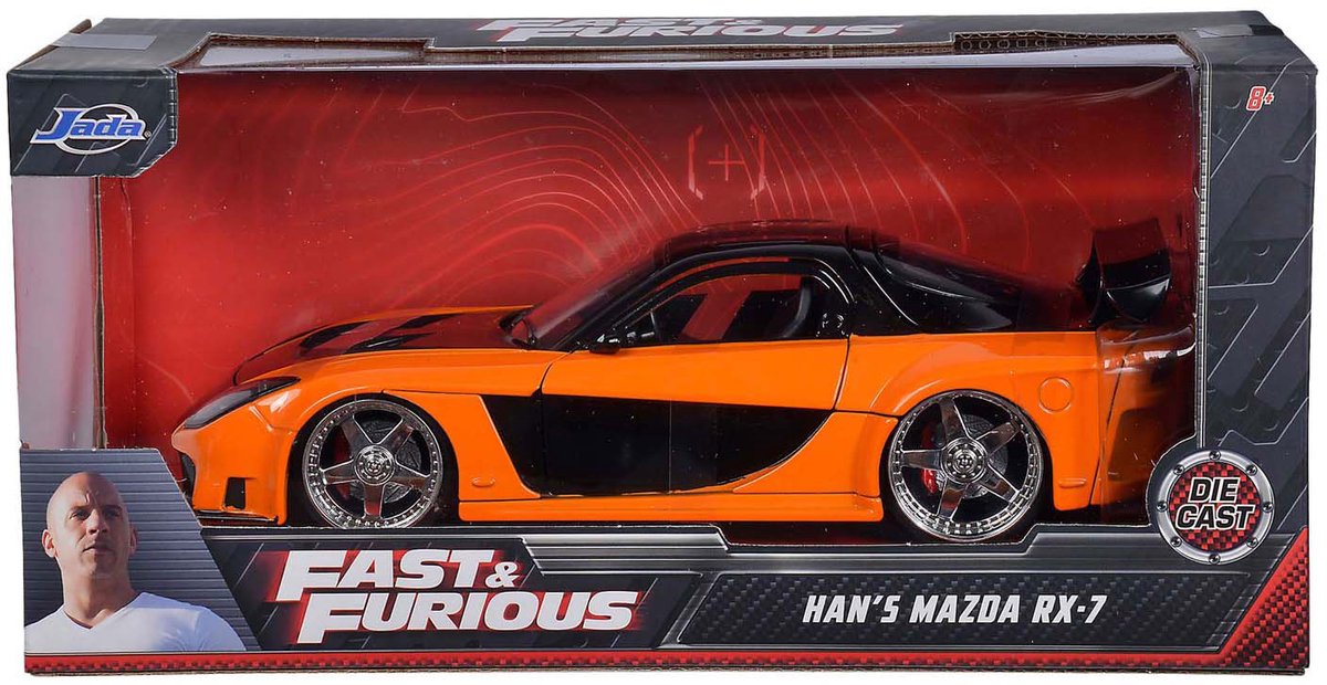 Jada jouets jada fast furious mazda rx-7 1:24
