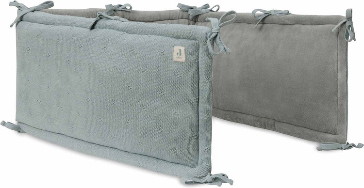 Tour de parc Jollein 180x30cm tricot douillet vert d'eau
