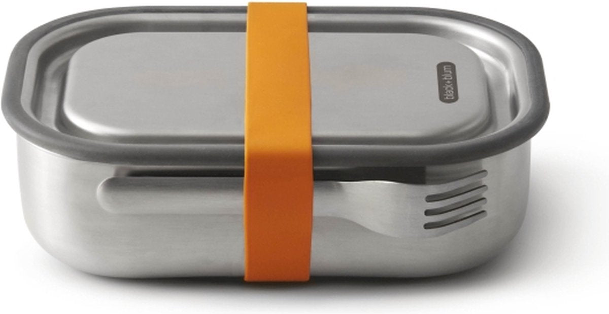 Boîte à lunch black blum black+blum en acier inoxydable - 1 l - orange