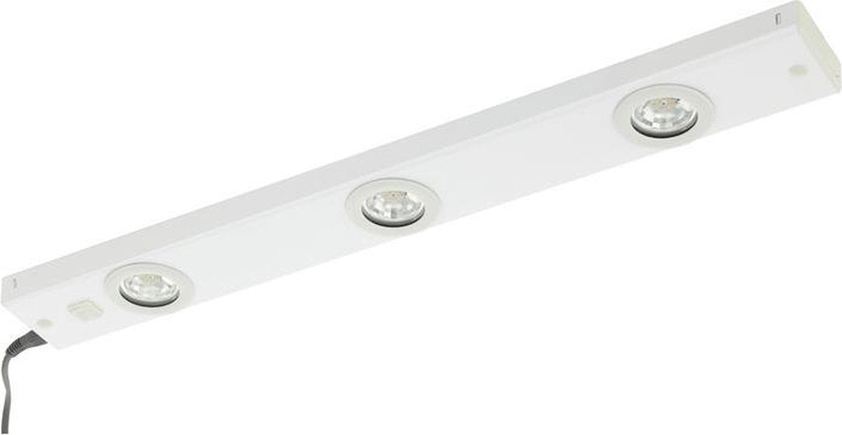 Eglo kob LED - luminaire sous plan - 3 lumières - blanc