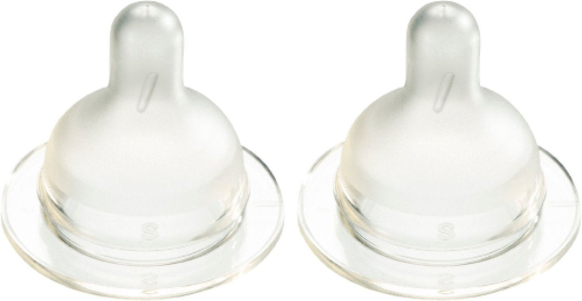 Tétine biberon large Difrax - petite - 0+ mois - 2 pièces