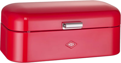 Boîte à pain Wesco Grandy | 10 litres - taille l | métal - rouge | rangement cuisine