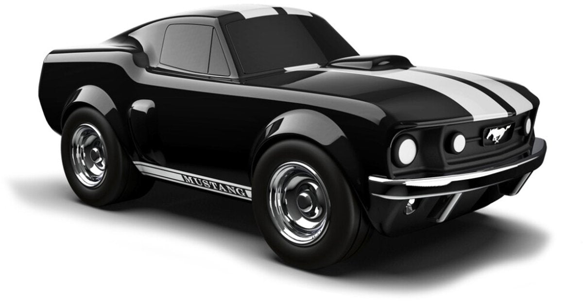 Voiture jouet Baghera - Ford Mustang noire - 19x9,5x7,5 cm - dans un coffret cadeau - 3 ans