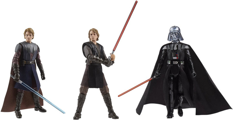 Hasbro star wars - le voyage d'Anakin Skywalker - le pack collection vintage