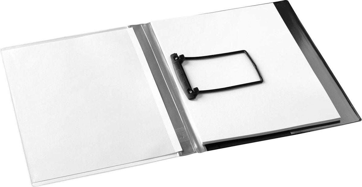 Dossier de rapports Jalema avec clip - pack de 10 - gris