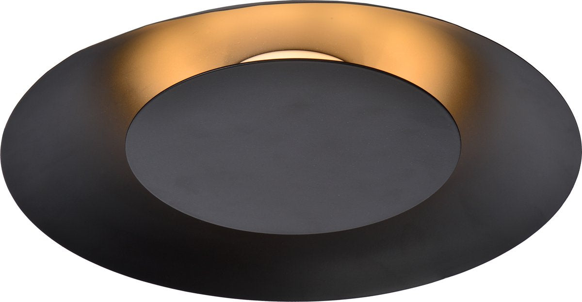 Lucide foskal - plafonnier (plafonnier) - ø 34,5 cm - LED - 1x12w 2700k - noir